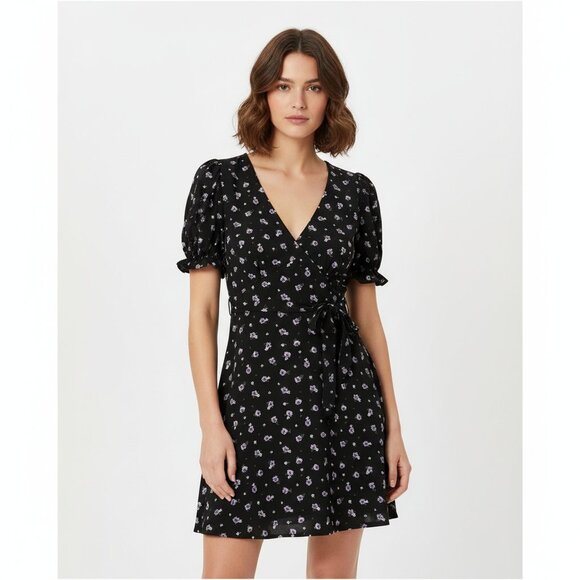*H&M V-neck Floral Button Up Dress - Picture 1 of 8
